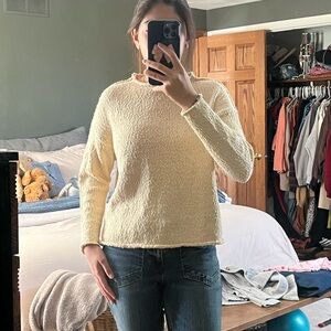 Amazon Women's Cream Crew Neck Sweater